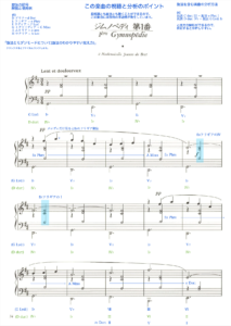 エリック・サティ 3つのジムノペディ 第1番の旋法と機能和声による楽曲分析